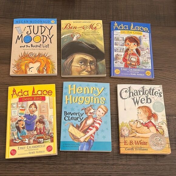 Children’s Kids Paperback Books Lot Of 6 Books - Picture 1 of 3